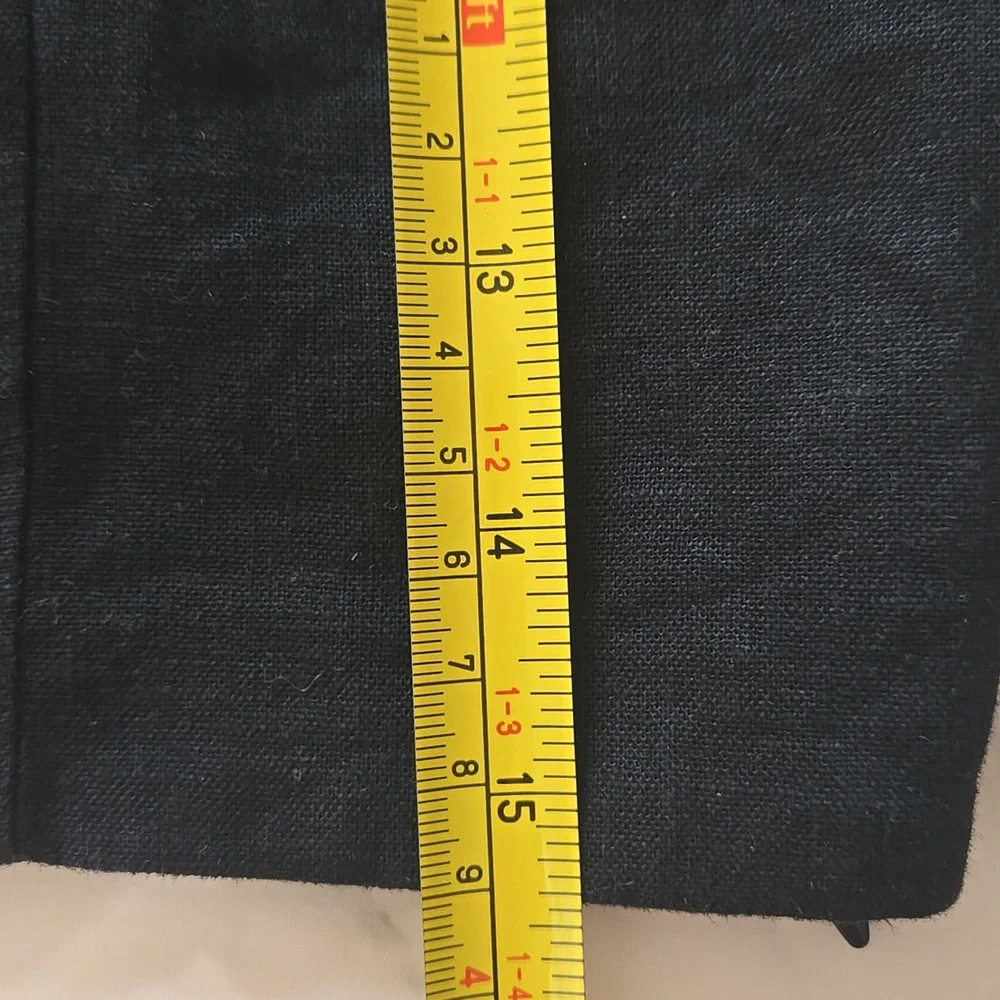 Banana Republic Linen Blend Sweetheart Crop Top Pleated Summer Staple Minimalist - Picture 9 of 9